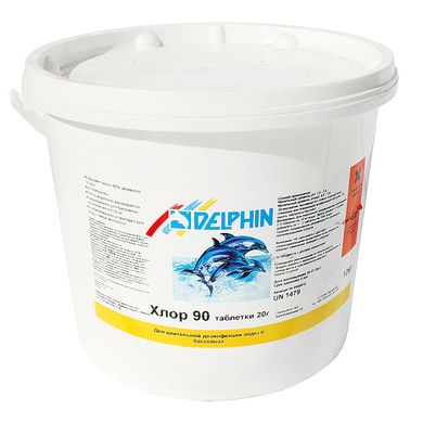 Хлор-90 в таблетках по 20 г Delphin 5 кг