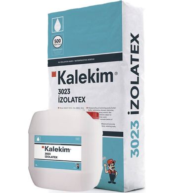 Гидроизоляционный состав Kalekim Izolatex 3023 2 в 1 | Порошковый компонент Kalekim Izolatex 3023 (20 кг)