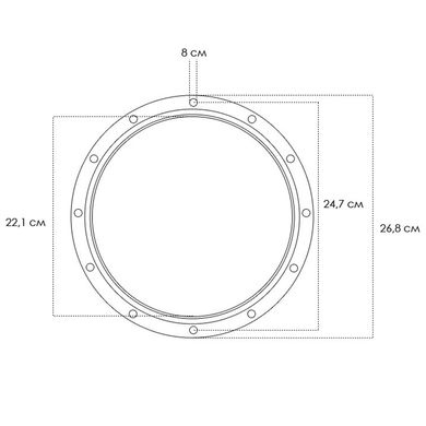 Резиновая прокладка под 6-поз кран для фильтра Emaux V700 - V900 (2011126)