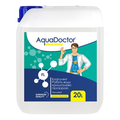 Жидкость для устранения мутности воды AquaDoctor "FL" 1 л (флокулянт)