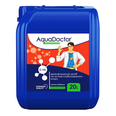 Жидкий хлор AquaDoctor "AD" 20 л (гипохлорит натрия)