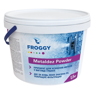 Froggy для удаления металлов из воды в гранулах | Metaldez Powder