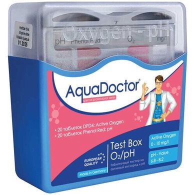 AquaDoctor таблеточный тестер Test Box O2/pH